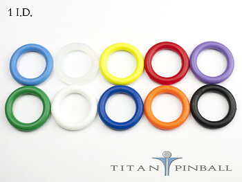 Titan Silicone Rings 1"