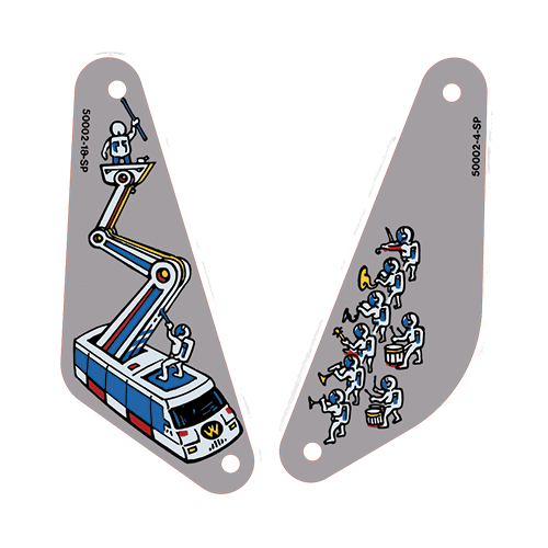 Bride of PinbotSlingshot-plastics (pair)
