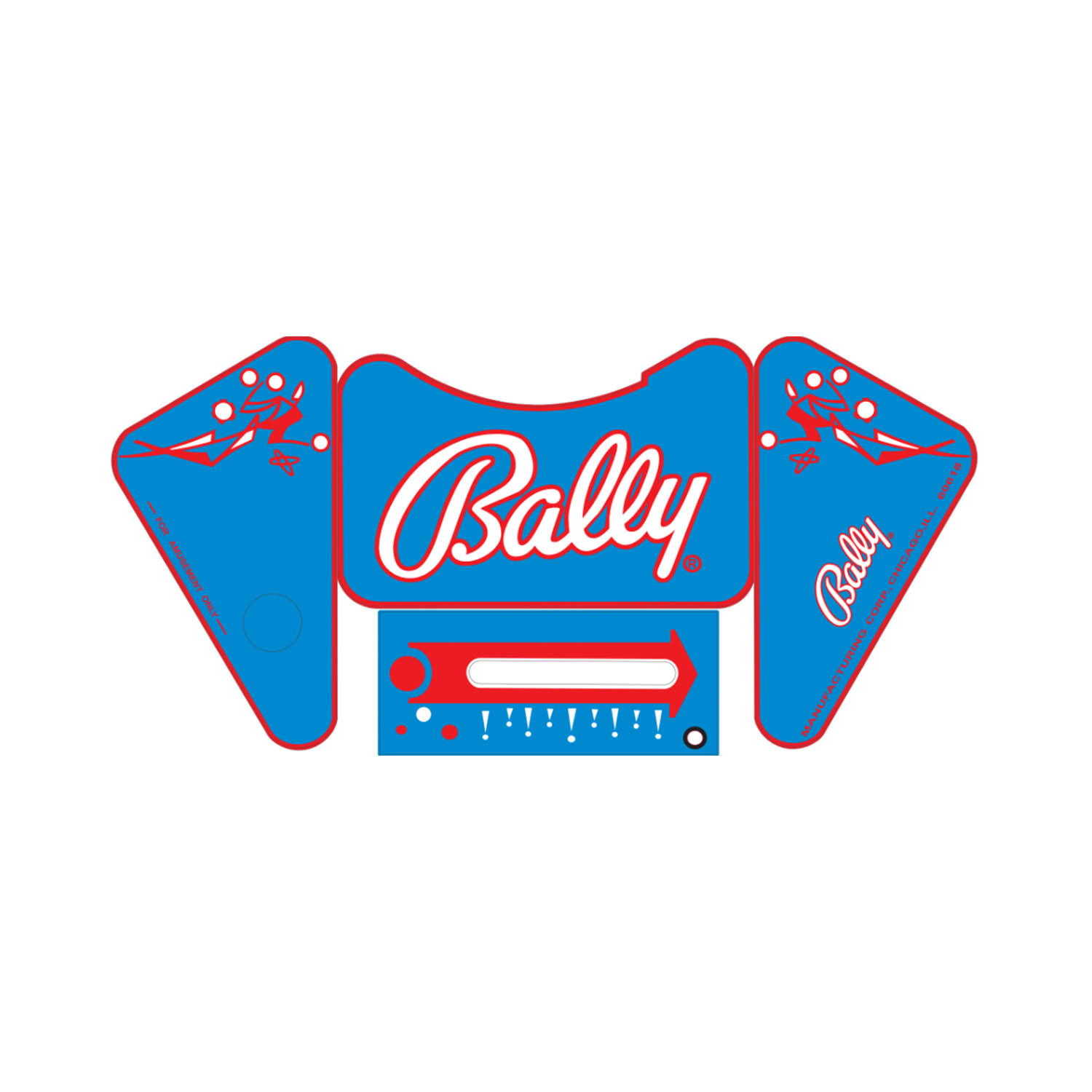 Captain Fantastic Apron Decal Set