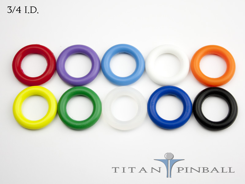 Titan Silicone Rings 3/4"
