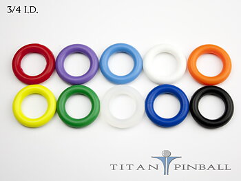 Titan Silicone Rings 3/4"