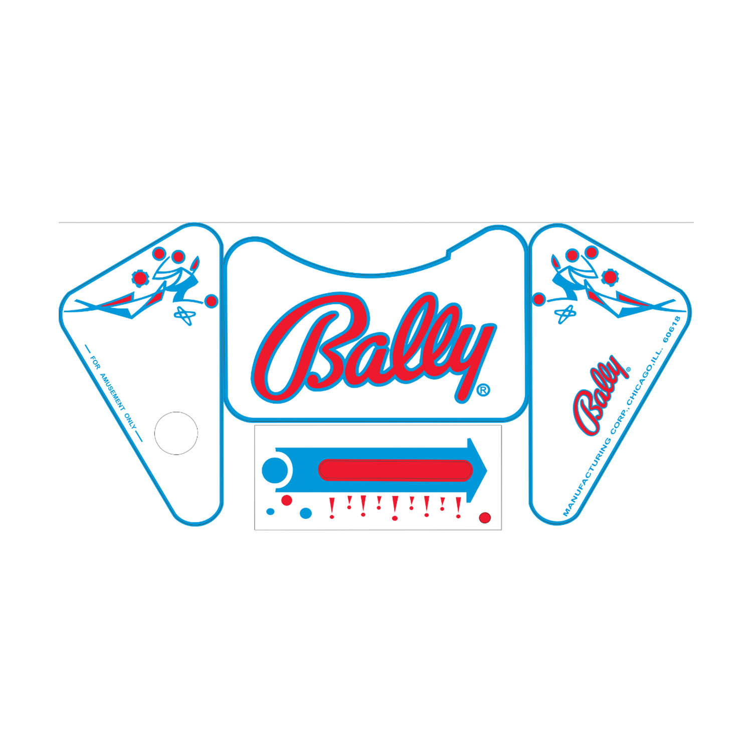 Harlem Globetrotters On Tour Apron Decal Set
