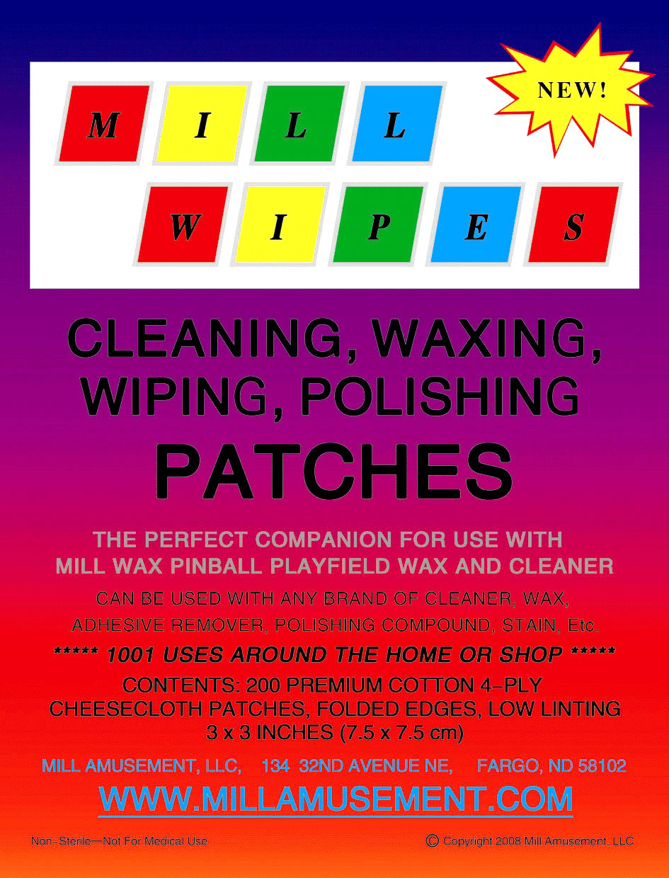 Mill Wipes - Polerdukar (200 st) - 3
