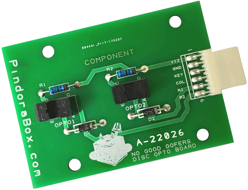 No Good Gofers Disc Opto Board A-22026