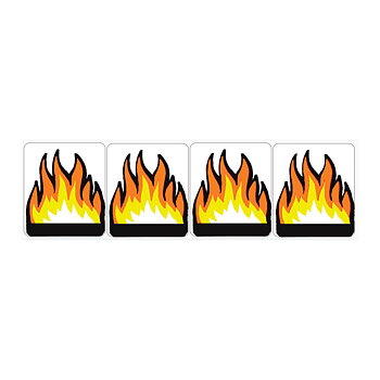 Back to the Future - Target Decals (4 pcs)