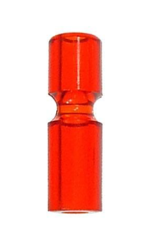 Narrow Plastic Post - Amber (Transparent)