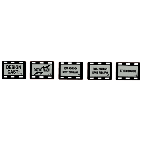 Creature From The Black Lagoon - Creature Film Strip dekaler