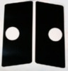 Flipper Button Cabinet Protectors - Transparent with hole (pair)