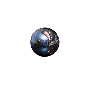 Steel pinball, polished
