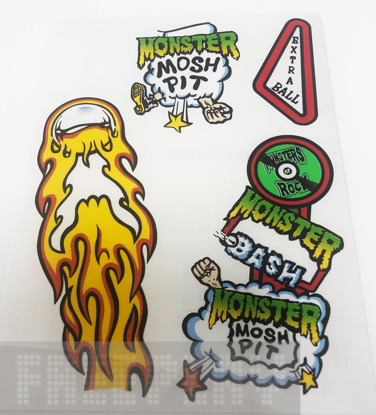 Monster Bash - Playfield Decal Set