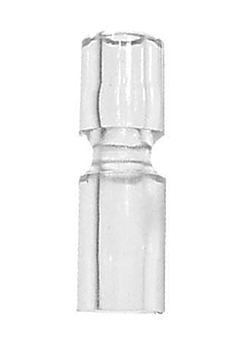 Narrow Plastic Post - Clear Transparent