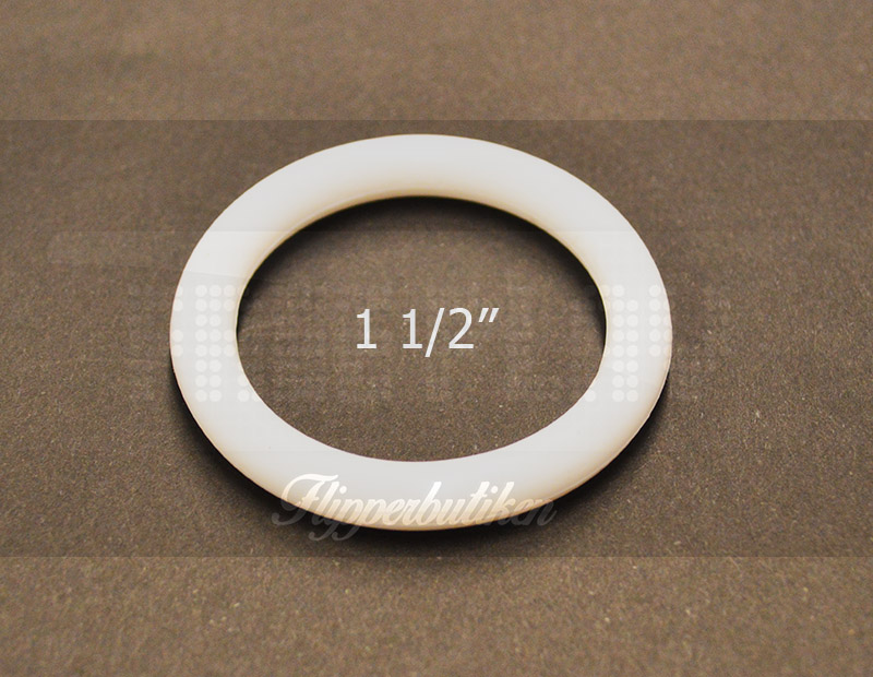 1 1/2" White Rubber Ring - Premium