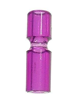 Narrow Plastic Post - Purple/Violet Transparent