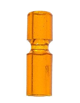 Narrow Plastic Post - Orange Transparent