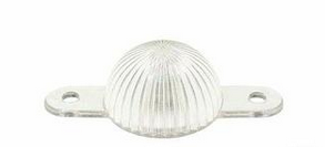 Plastic Mini Light Domes With Screw Tabs - Clear