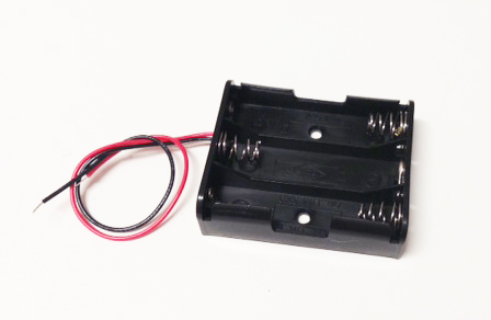 Battery Holder for remote mounting with cables