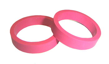 Flippergummi, rött 3/8"