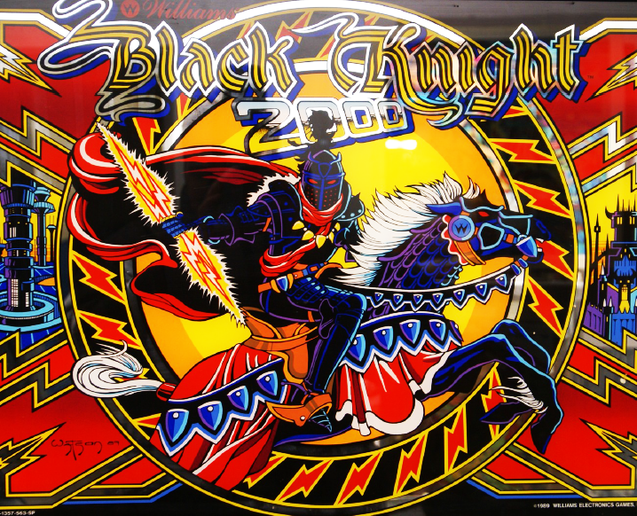Black Knight 2000 - LED Backbox Kit