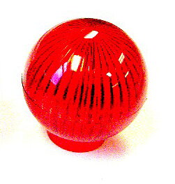Scared Stiff Red Globe Lamp Dome