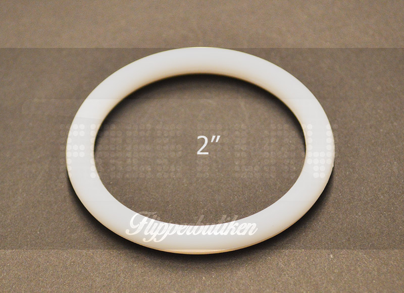 2" White Rubber Ring - Premium
