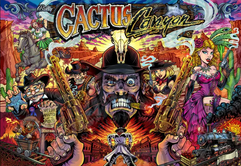 Cactus Canyon - Alternate Translite - Officially Licensed!