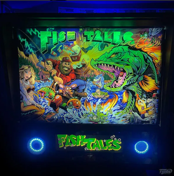 Fish Tales - Alternate Translite - Officially Licensed! - 4