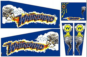 Whirlwind - Cabinet Decals