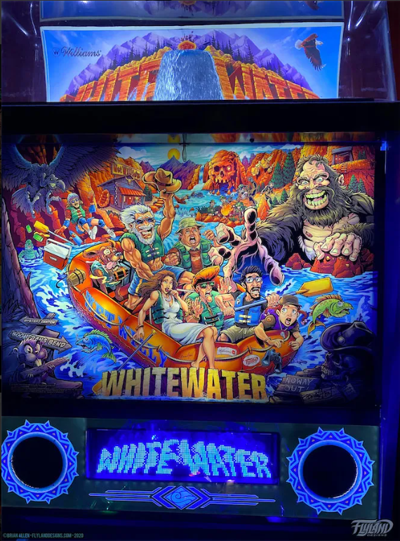 White Water - Alternate Translite - Officially Licensed! - 3