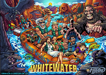 White Water - Alternate Translite - Officially Licensed!