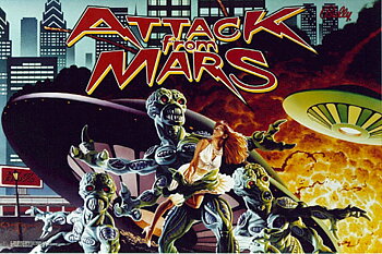 Attack from Mars - LED Backbox Kit