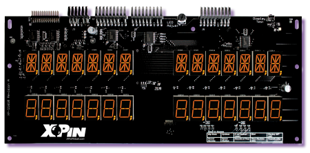 LED Display XP-WMS11610 Display för Williams & Data East spel - ORANGE