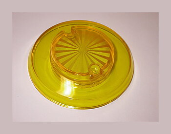 Sun Burst Bumper Cap - Yellow Transparent