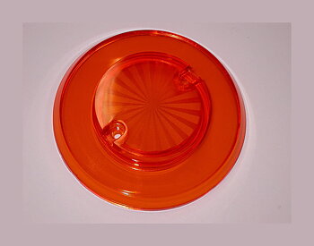 Sun Burst Bumper Cap - Orange Transparent
