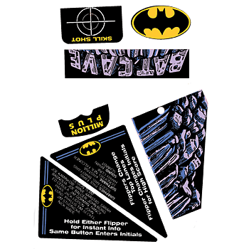Batman (Data East) Decal Set 3