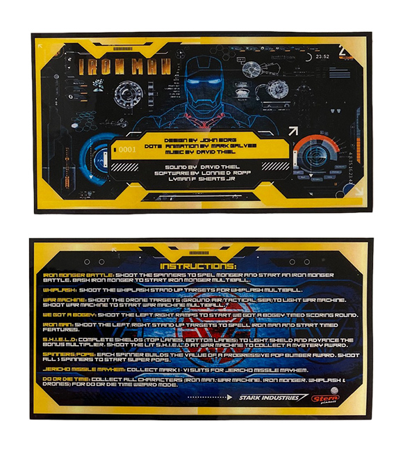 Instruction Card - Iron Man