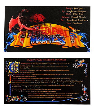 Instruction Card - Medieval Madness