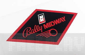Bally Midway Coin Door Decal
