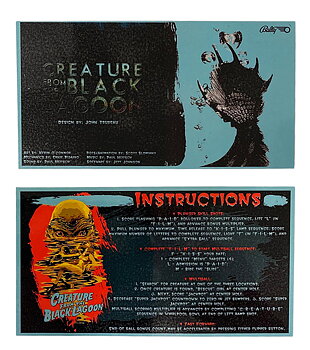 Instruktionskort - Creature from the Black Lagoon