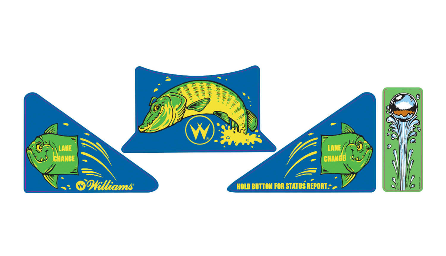Fish Tales Apron Decal Set