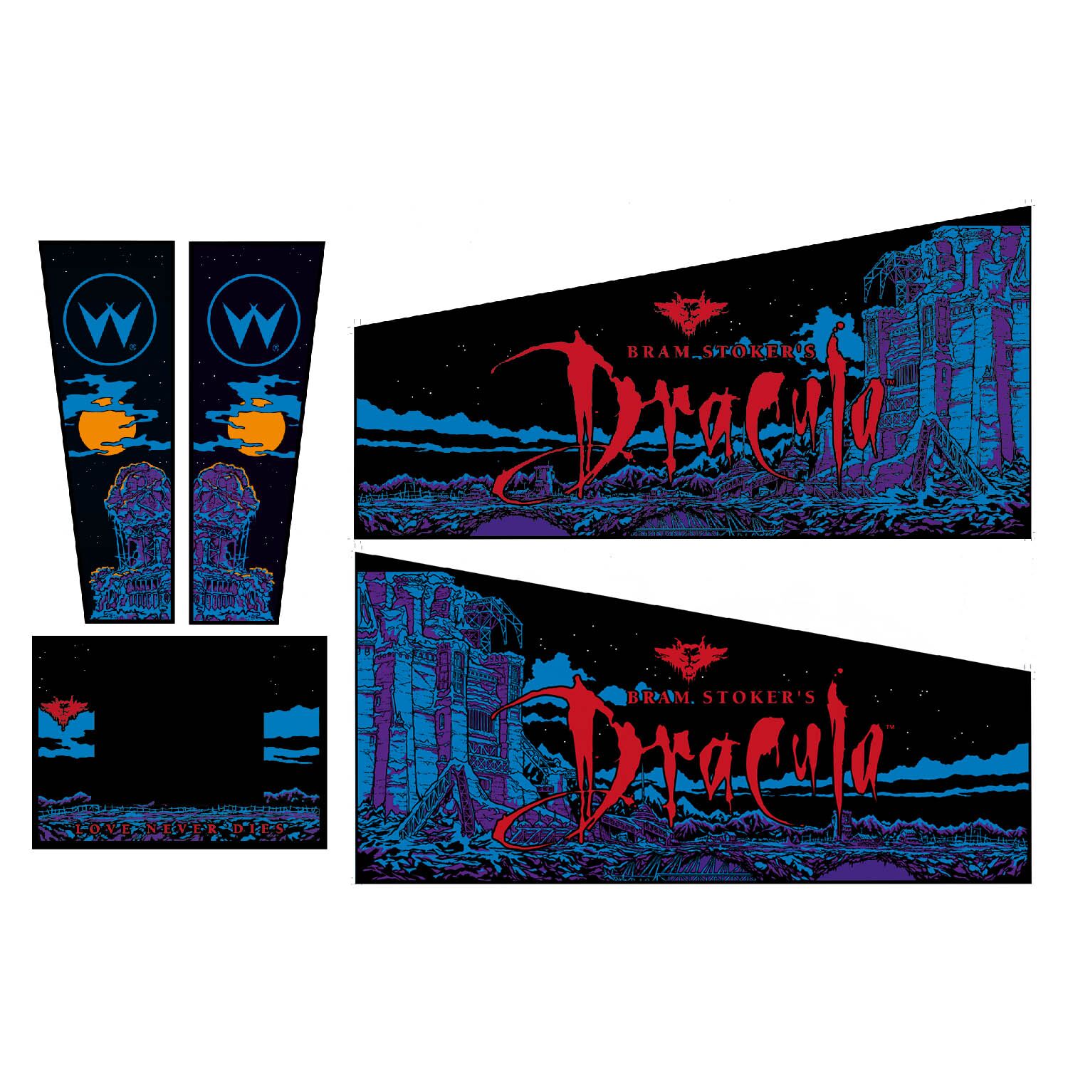 Bram Stoker's Dracula - Cabinet Decals