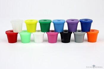 Titan Silicone Rings - Post Sleeve Tapered
