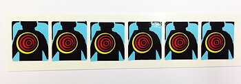 Lethal Weapon 3 - Target Decals (6 pcs)