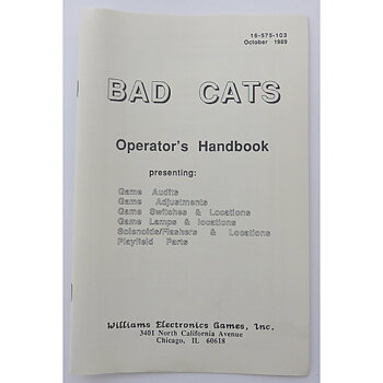 Bad Cats - Operator Handbook