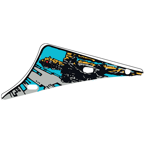 Star Wars (Data East) - Spelplansplast