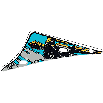 Star Wars (Data East) - Spelplansplast