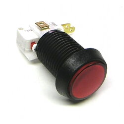 Stern/Sega Red Start Button & Lamp Assembly