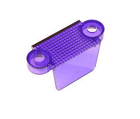 Plastguide dubbelsidig  - Lila (transparent)