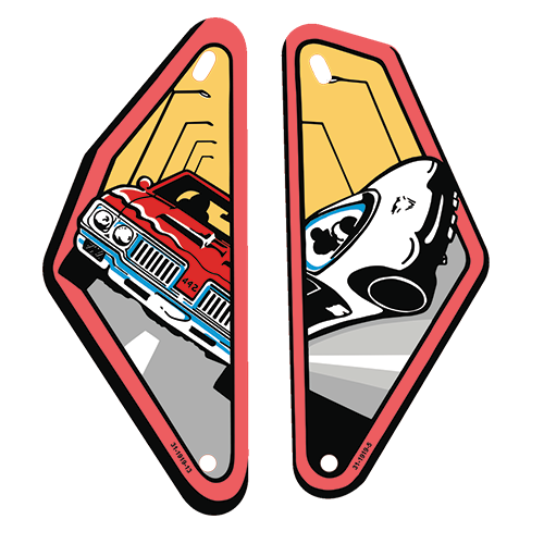 Demolition Man - Slingshot Plastics (pair)
