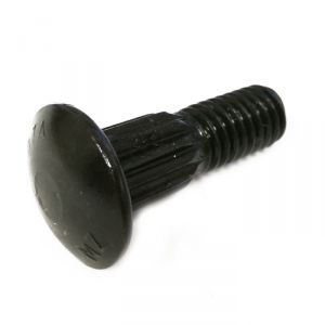 Ribbed Neck Playfield Support Carriage Bolt - Black (3/8-16 x 1-1/4")
