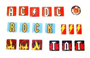 AC/DC Premium/LE High Wear Decal Set